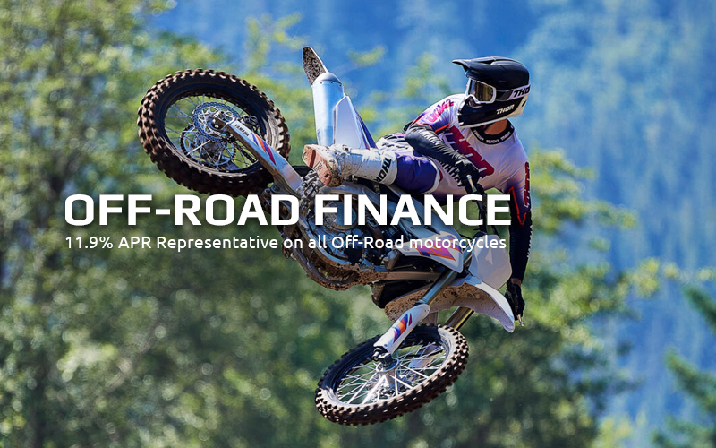 Off-Road Motorcycle Finance - 11.9% APR