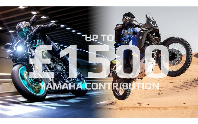 Up to £1,500 Yamaha Contribution