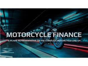 Motorcycle Finance - 9.4% APR Representative