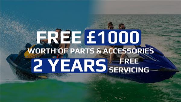 FREE £1,000 Parts & Accessories* & 2 years FREE servicing*