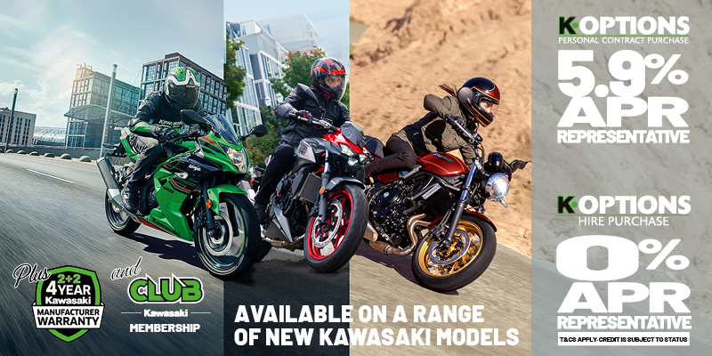 Get your new Kawasaki with 0% HP!