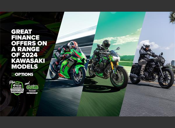 Kick-start 2025 with a new Kawasaki from 0% APR Representative HP!