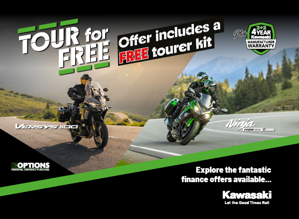 Tour For Free With The Ninja 1100SX and Versys 1100 Families!