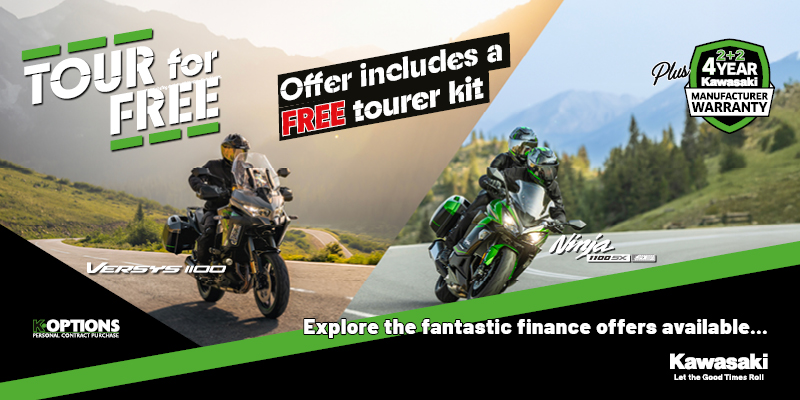Tour For Free With The Ninja 1100SX and Versys 1100 Families!