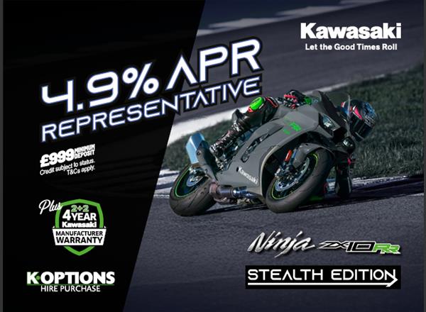 Ninja ZX-10RR Stealth Edition now available!