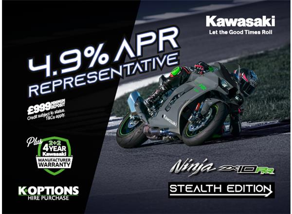 Ninja ZX-10RR Stealth Edition now available!