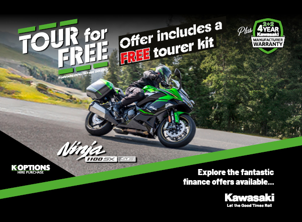 Tour For Free With The Ninja 1100SX and Versys 1100 Families!