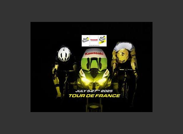 2025 Tour de France Kawasaki Versys 1100 “along for the ride”