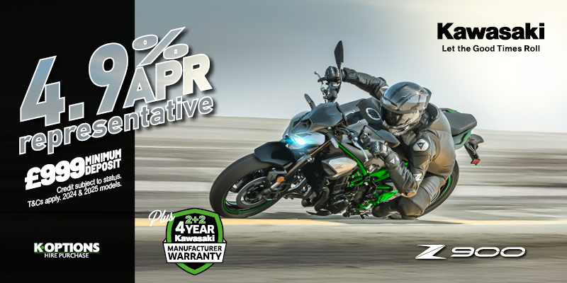 Ride away on your dream Kawasaki this summer